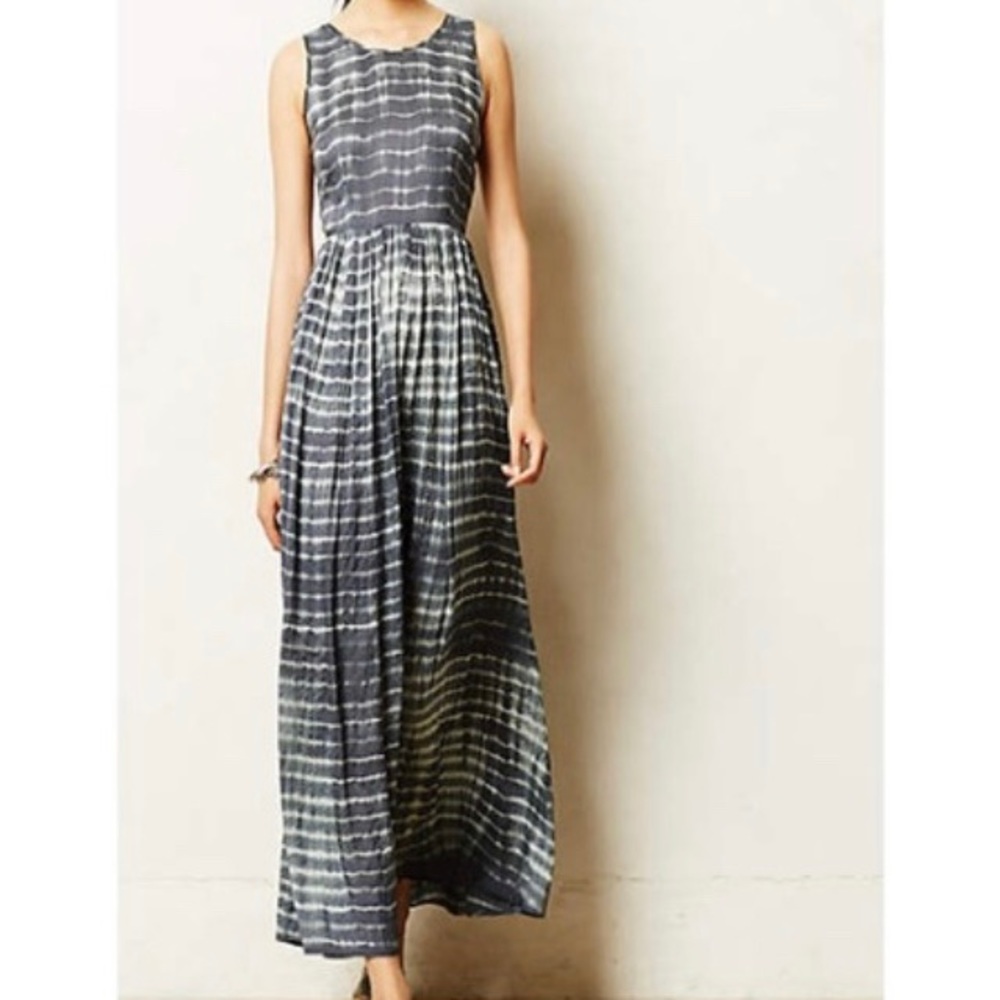 Tie dye maxi dress from Anthropologie